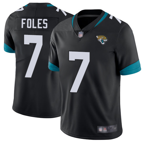 Nike Jacksonville Jaguars #7 Nick Foles Black Team Color Men Stitched NFL Vapor Untouchable Limited Jersey